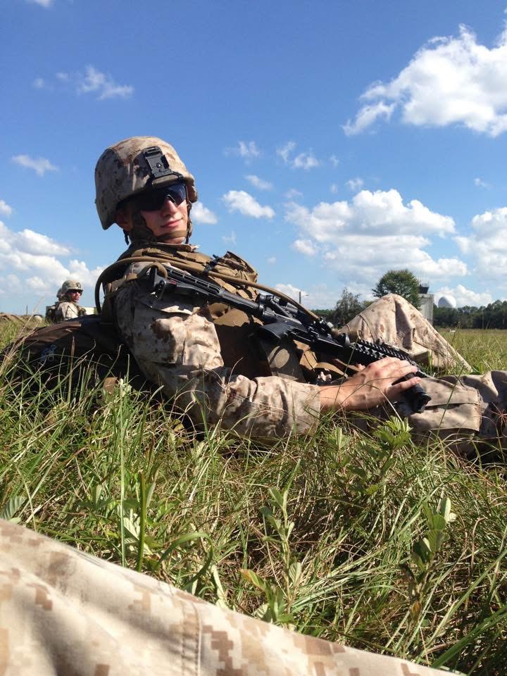 Ethan Gardner during training